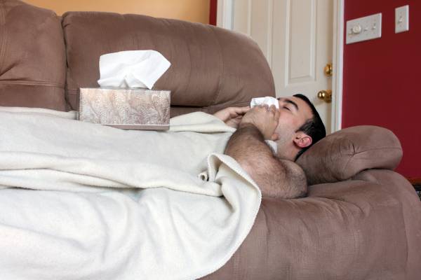 exercising when sick, should you exercise when sick, working out while sick